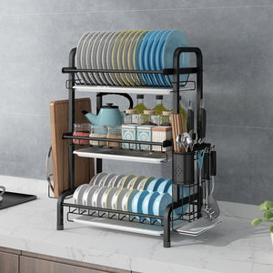 Transform Your Kitchen with the Cupboard Double-layer Supplies Storage Box Rack