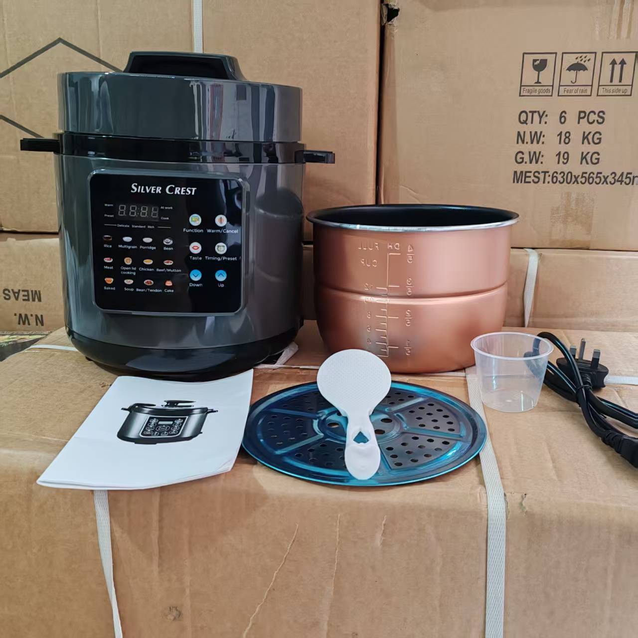 Transform Your Cooking Experience with the 6L Automatic Electric Pressure Cooker