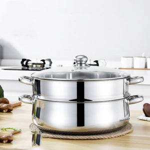 Discover the Versatility of the Deepen Stainless Steel Five-layer Cooking Pot
