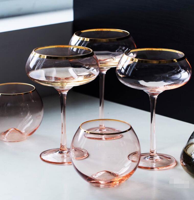 Elevate Your Celebrations with Our Crystal Glass Champagne Cup Household Set