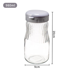 Elevate Your Kitchen with Our Kitchen Grains Storage Glass Jar