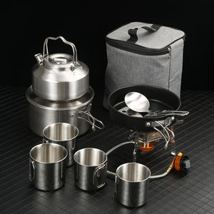 Experience the Great Outdoors with Our Portable Cookware Set