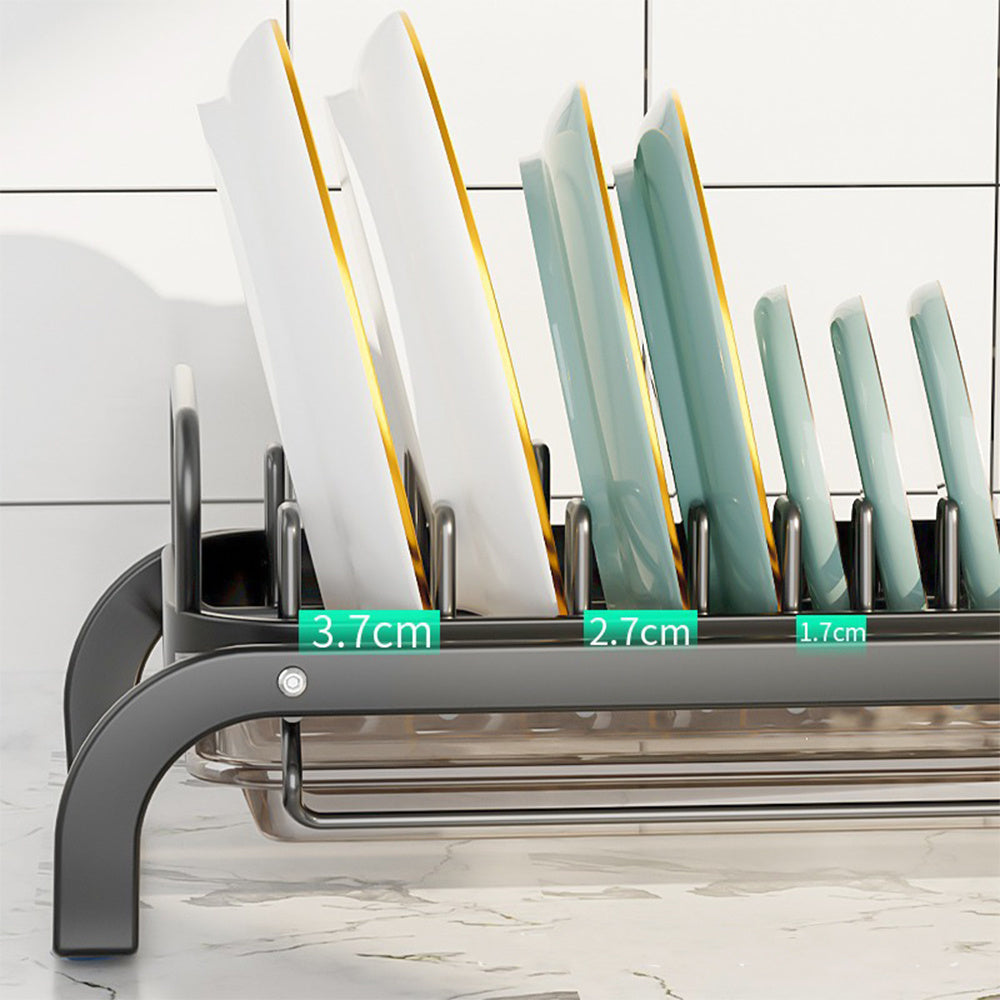 Kitchen Pull-Out Bowl And Dish Rack