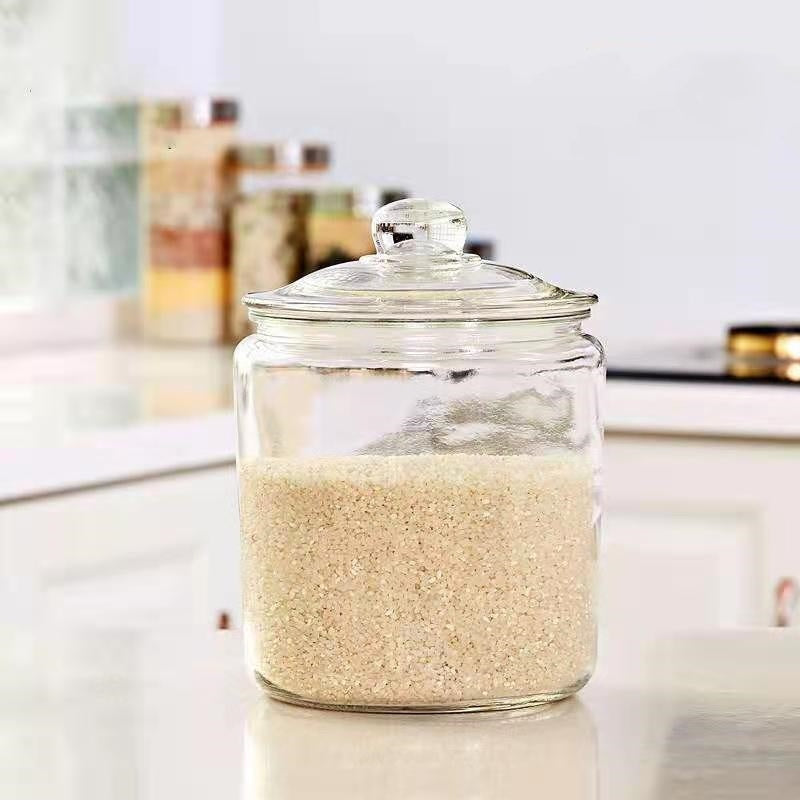 Thickened Glass Tea Jar Food Storage