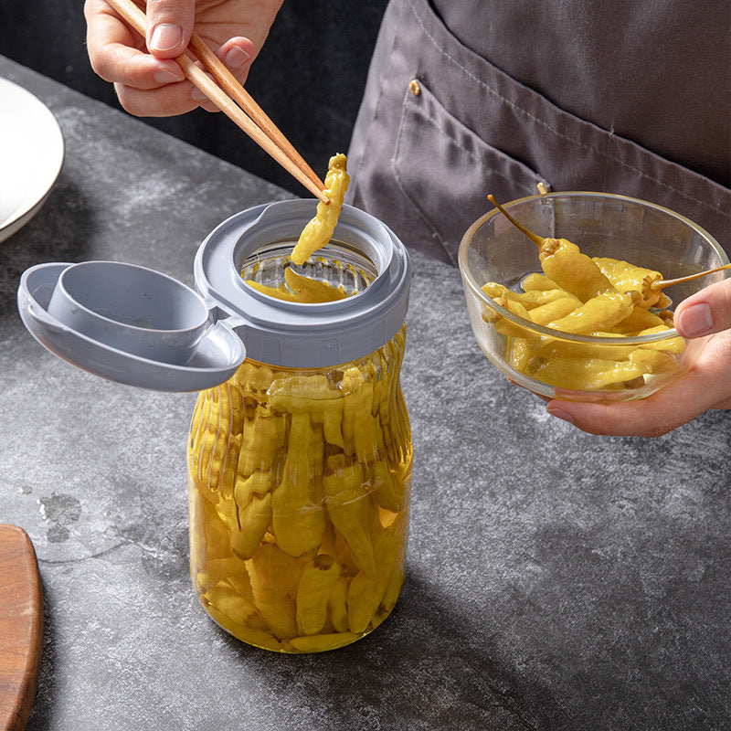 Kitchen Grains Storage Glass Jar