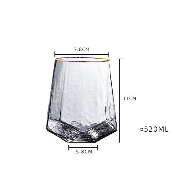 Red wine glass set