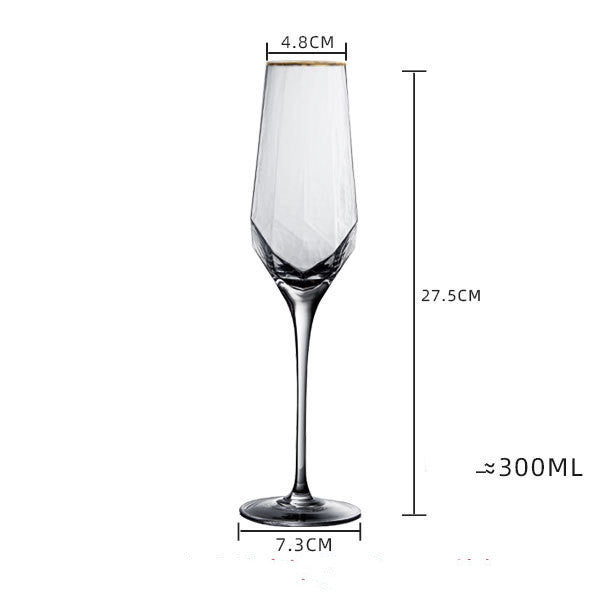 Red wine glass set