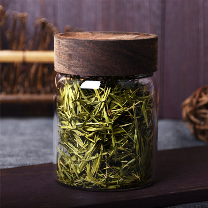 Large Transparent Storage Bottle Glass Packaging Jar