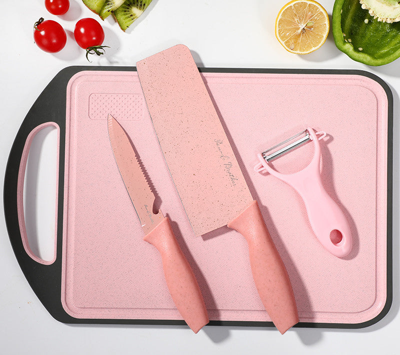 Kitchen Knife And Cutting Board