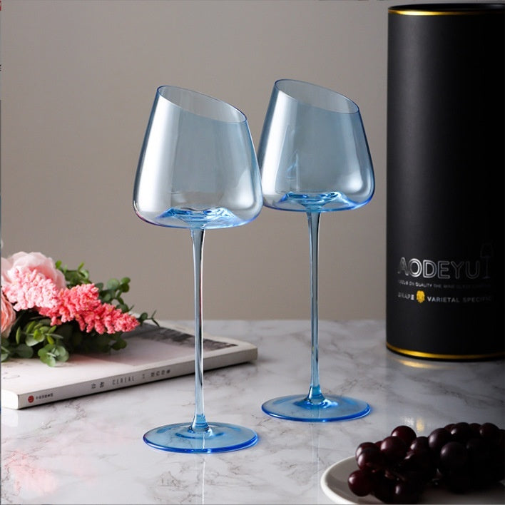 Klein Blue Crystal Glass