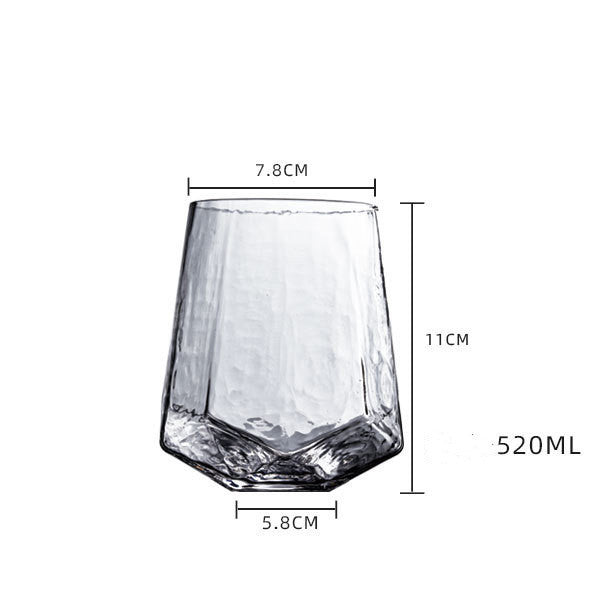Red wine glass set
