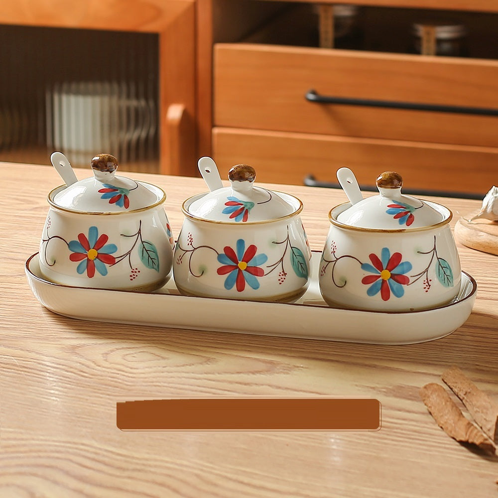 Household Salt Pot With Cover