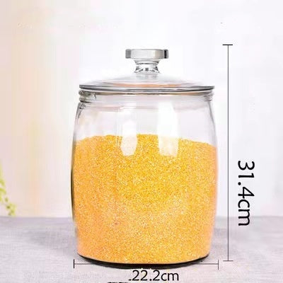 Thickened Glass Tea Jar Food Storage