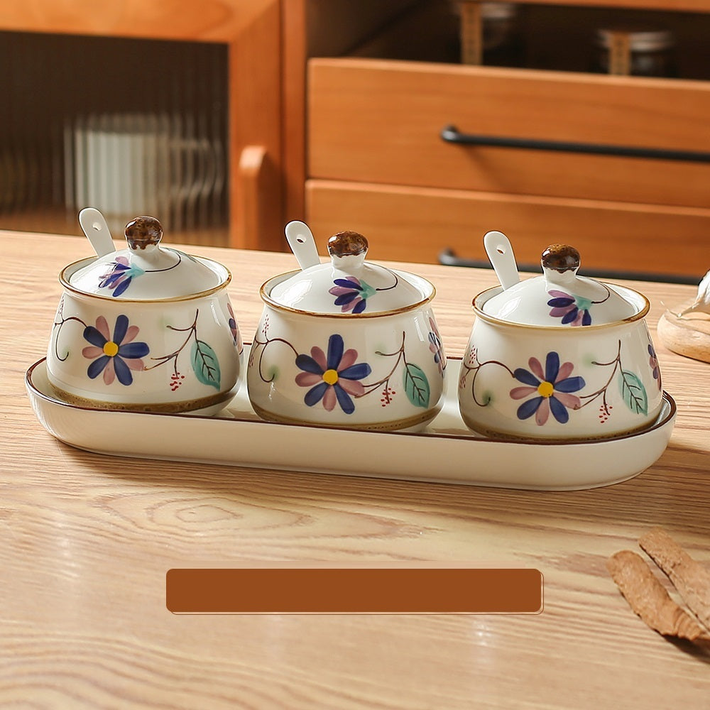 Household Salt Pot With Cover