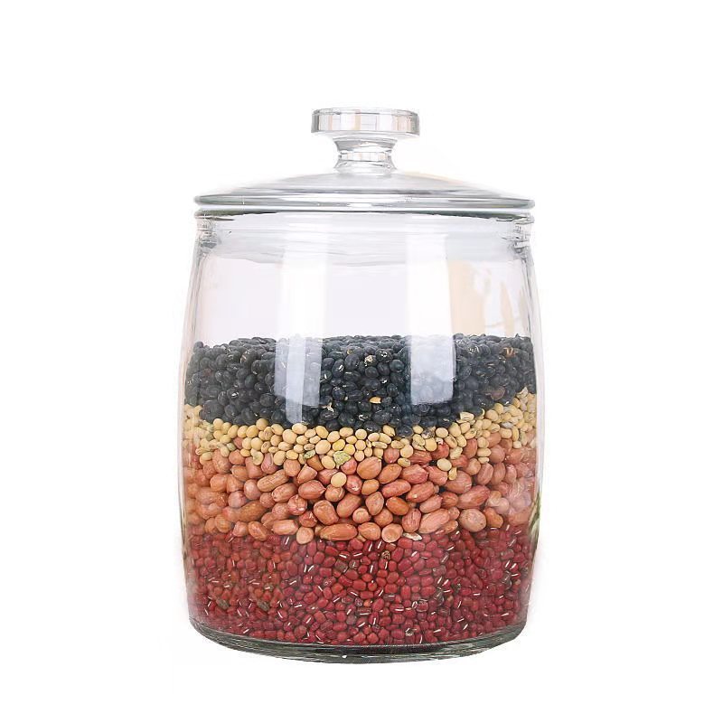 Thickened Glass Tea Jar Food Storage
