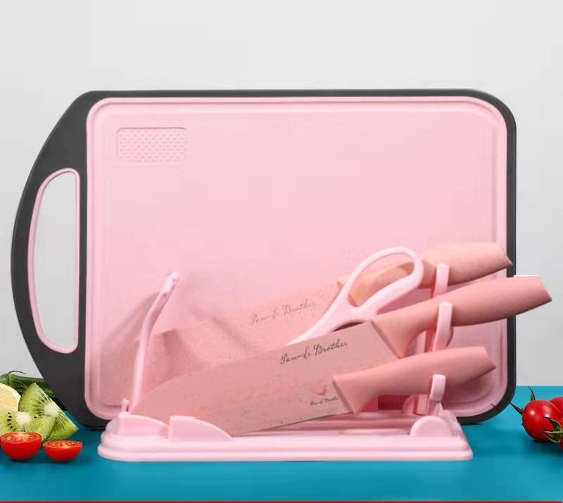 Kitchen Knife And Cutting Board