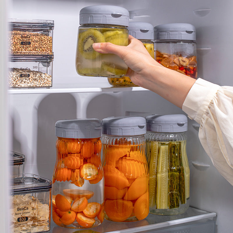 Kitchen Grains Storage Glass Jar