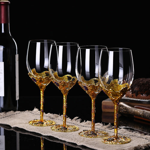 Crystal Red Wine Glass Set