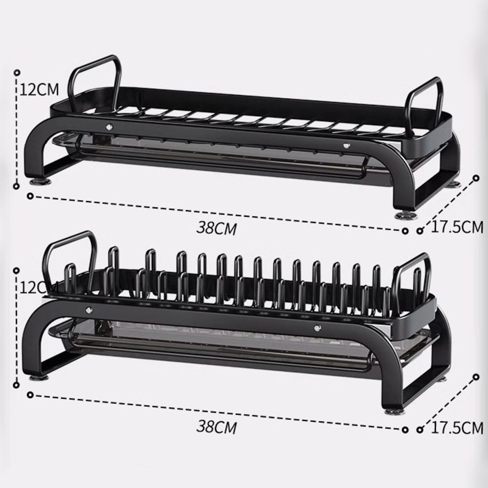 Kitchen Pull-Out Bowl And Dish Rack