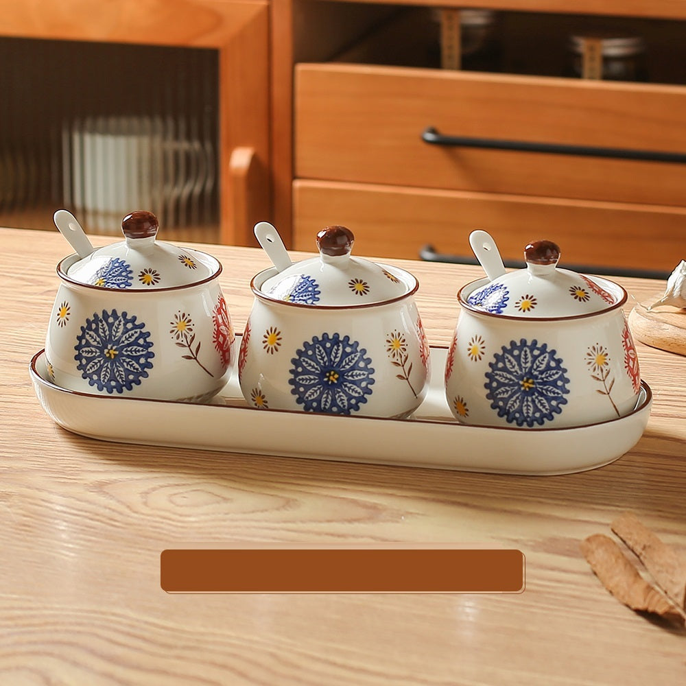 Household Salt Pot With Cover