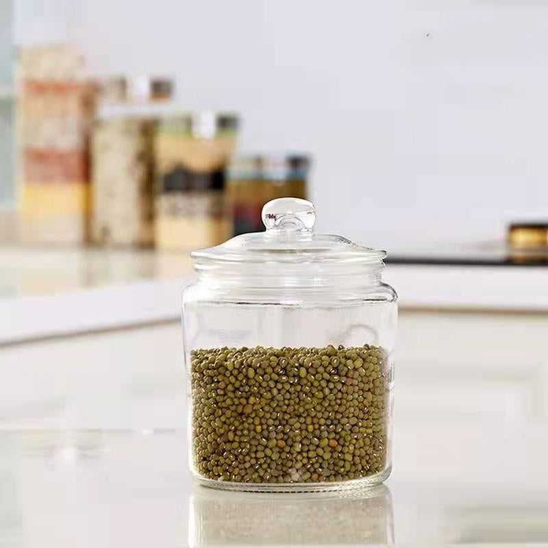 Thickened Glass Tea Jar Food Storage