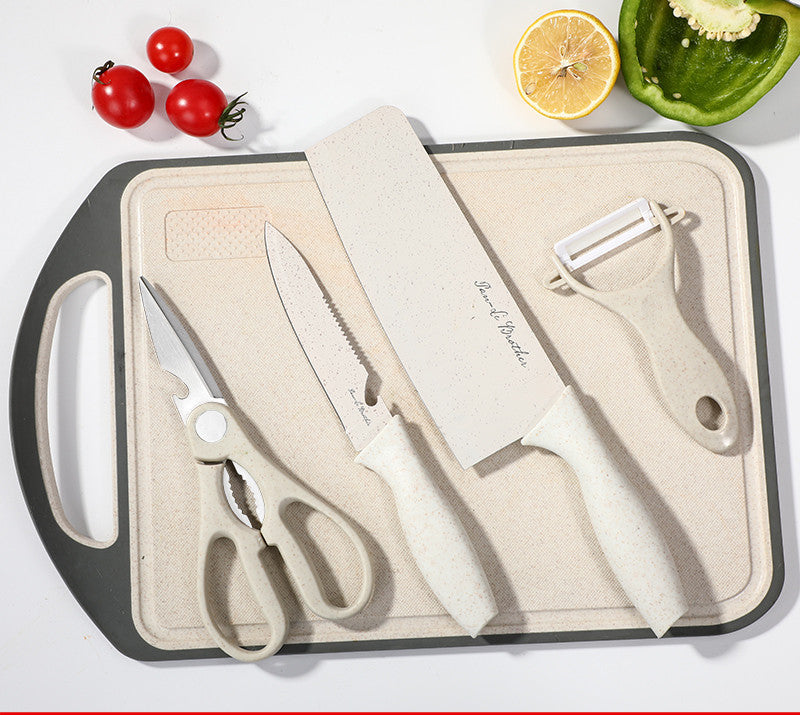 Kitchen Knife And Cutting Board