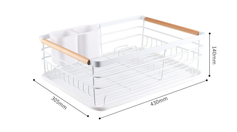 Kitchen Countertop Dish Storage Rack