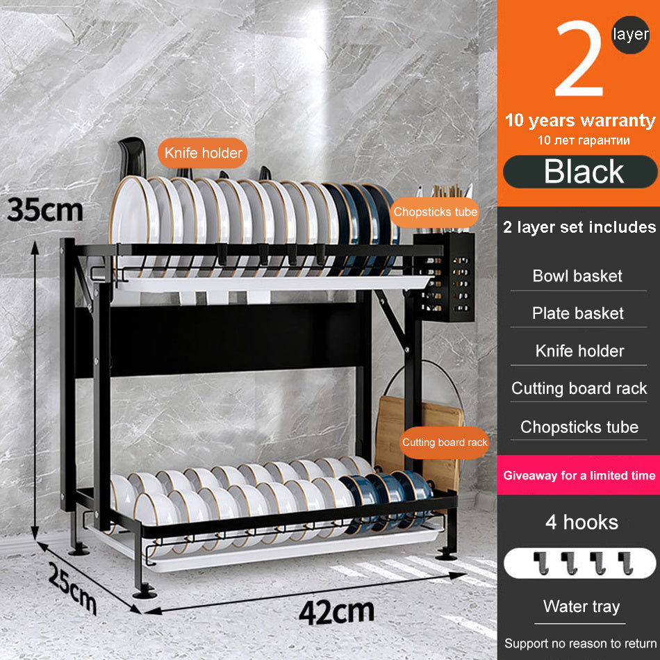 Integrated Kitchen Supplies Storage Rack